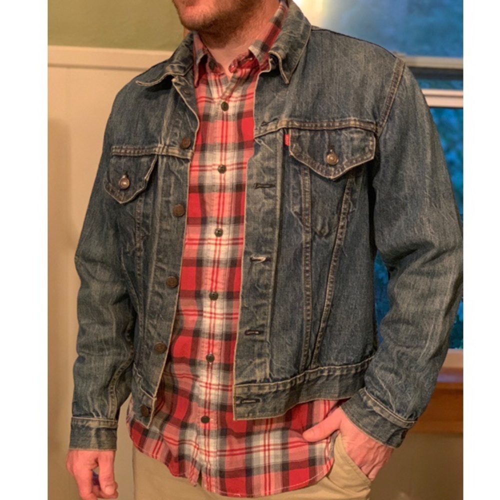 🙋‍♂️HP! {Levi’s} Vintage Denim Trucker Jacket👖